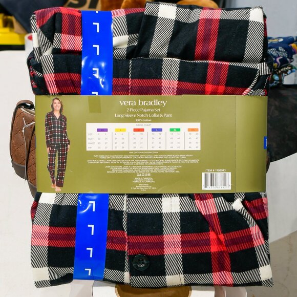 Vera Bradley Women's Notch Collar PJ Set - Picture 2 of 3